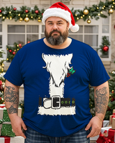 Awkward Styles Herren T-Shirt mit Weihnachtsmann-Motiv, Übergröße, kurzärmelig